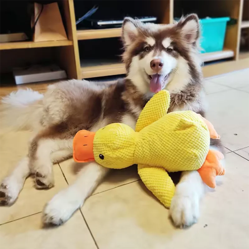 🐤Snuggle Duck Plush Squeaky Toy