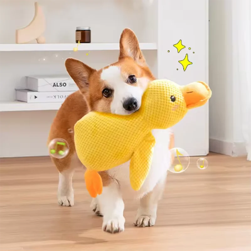 🐤Snuggle Duck Plush Squeaky Toy