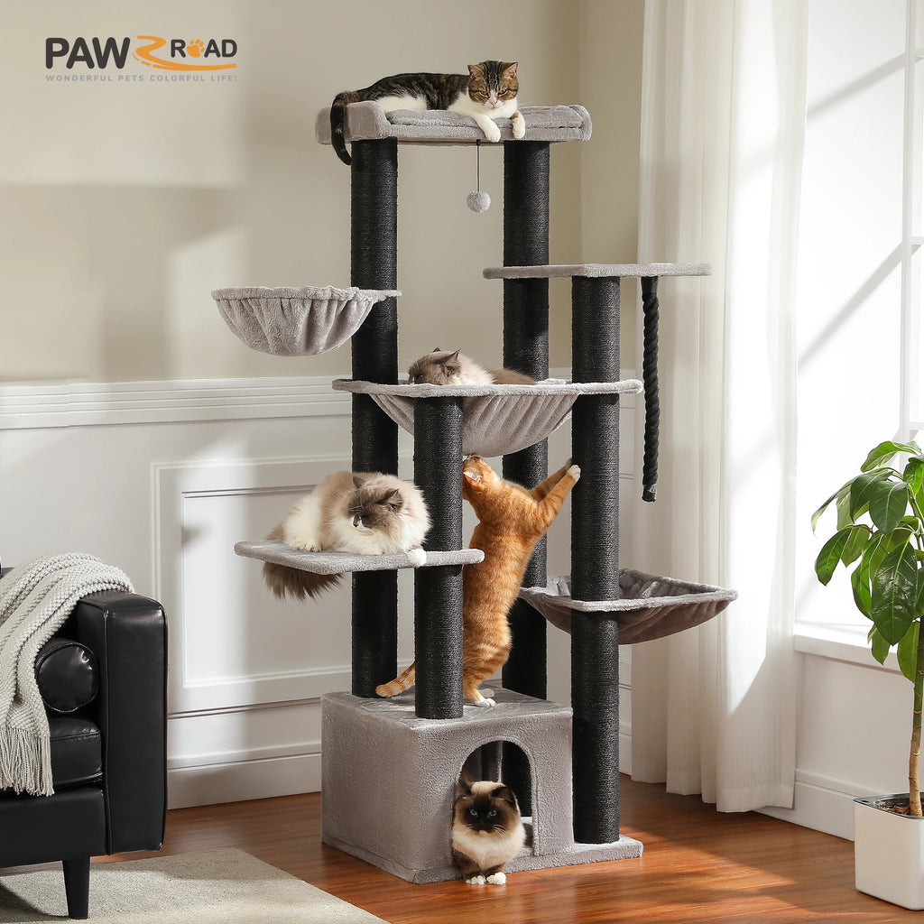 Extra-Large Climbing Tower for Big & Multi-Cat Homes