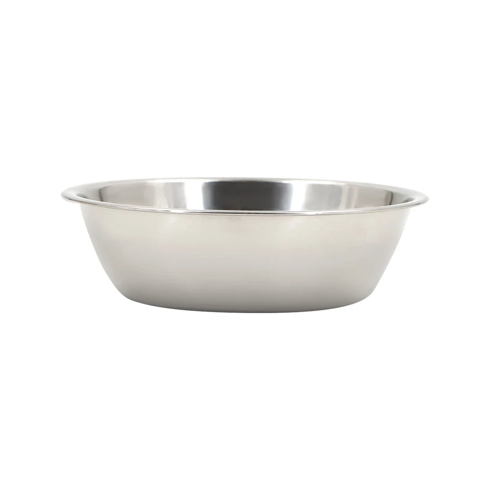 15° Tilted Raised Triple Cat Feeder with Stainless Steel Bowls & Wooden Stand