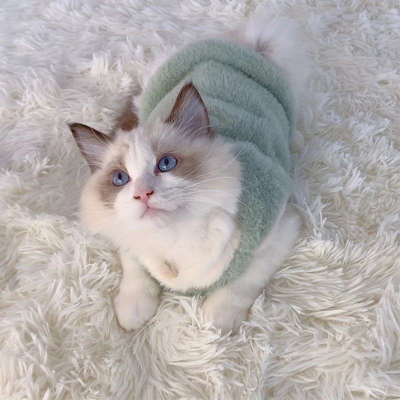 Winter Warm Cat Clothes Sweater