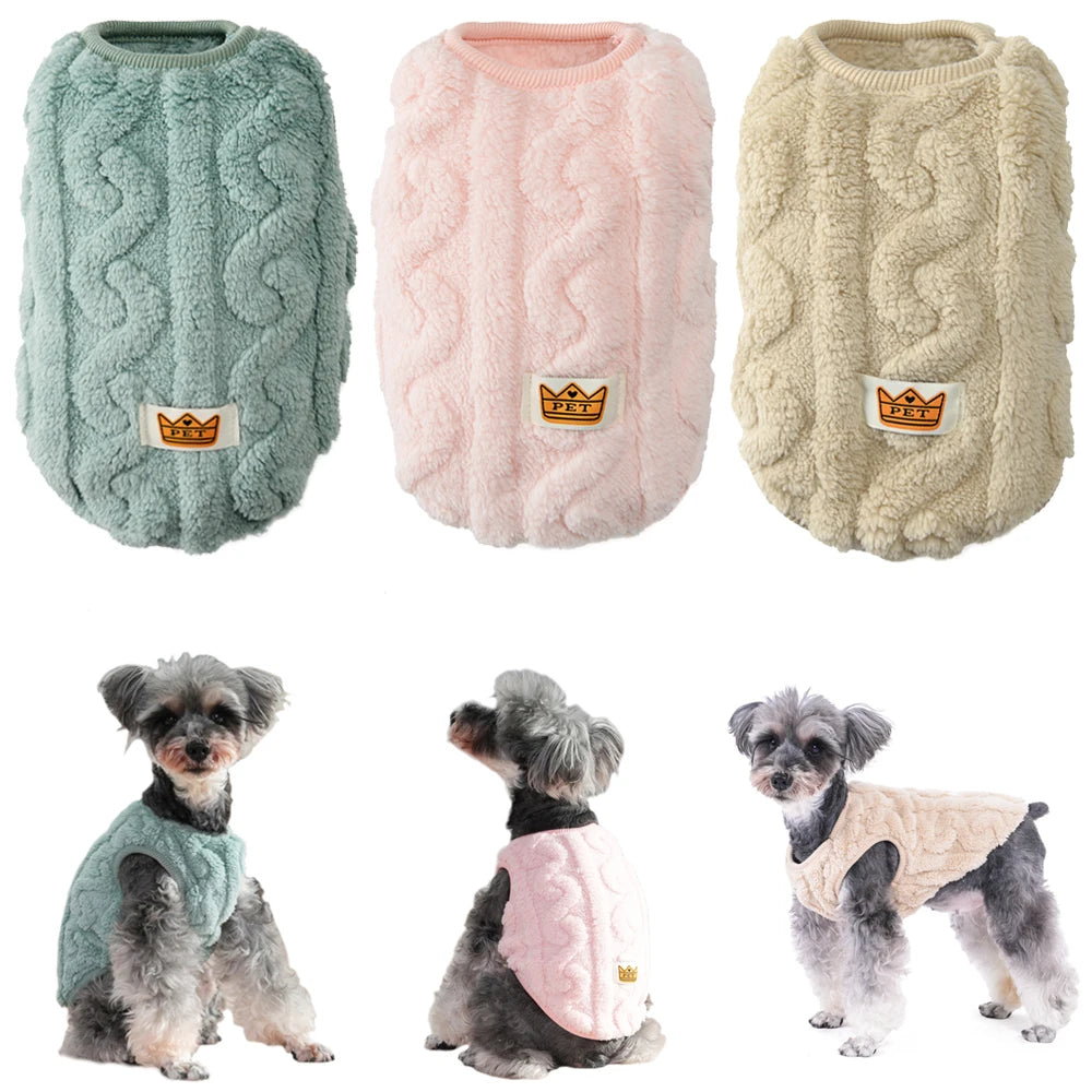 🧵Cozy Fleece Pet Sweater