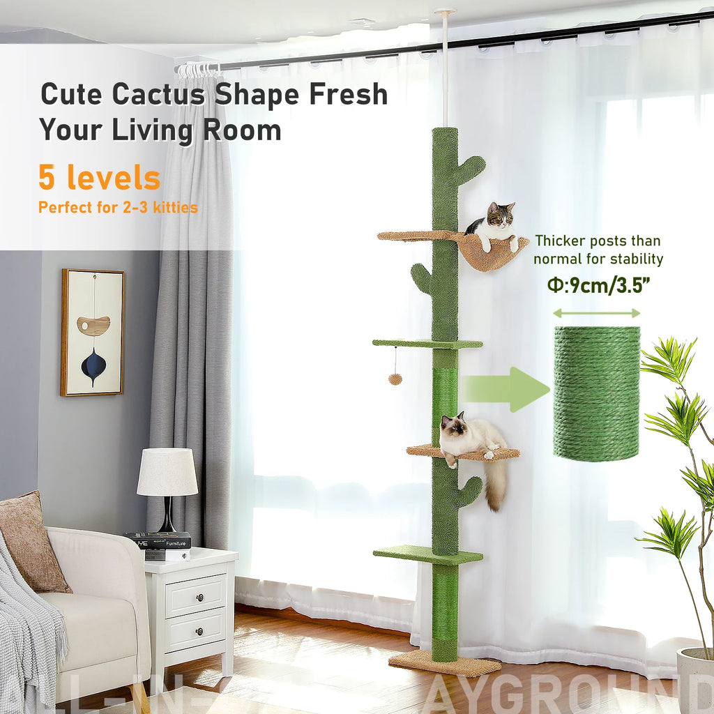 Floor-to-Ceiling Vertical Playground for Curious Cats