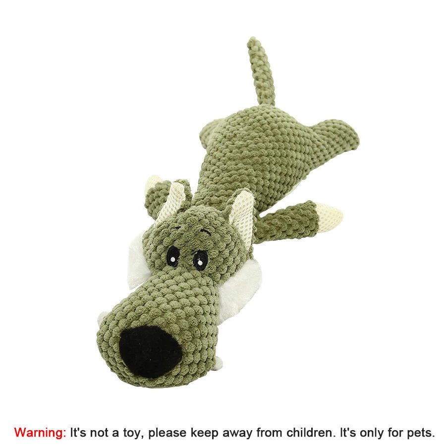 🐘Wild Pals Squeaky Plush Dog Toy