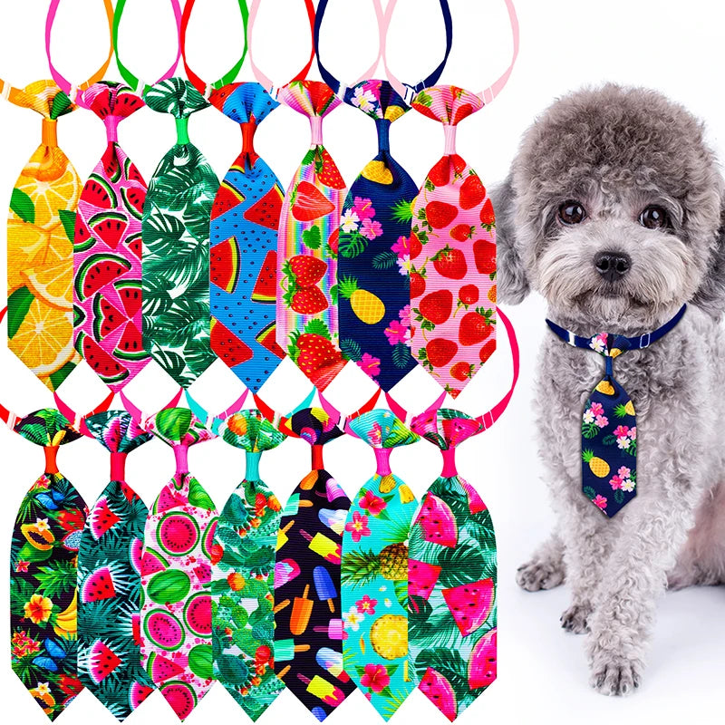 Colorful Pet Neckties Pack (10pcs)