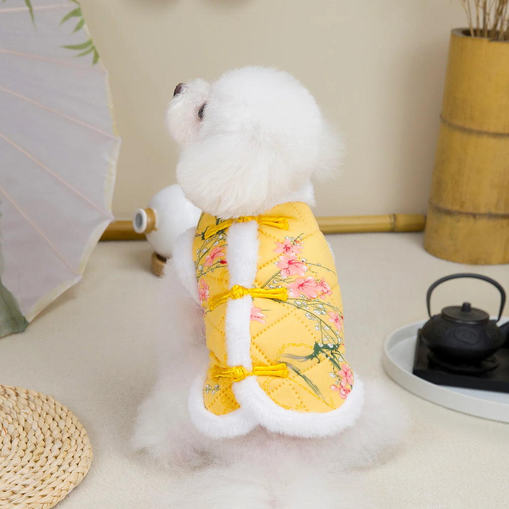 Chinese New Year Tang Suit Warm Dog Vest Jacket 🧧🐶✨