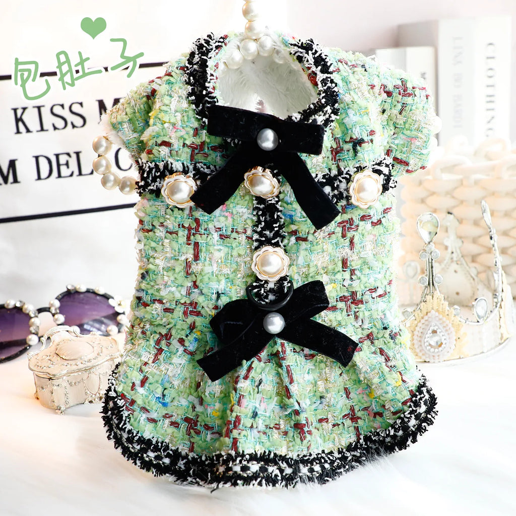 Luxury Princess Pet Dress with Matching Bag 👑✨