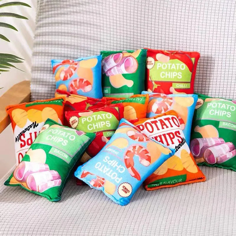 🍟Crunchy Chips Plush Dog Toy
