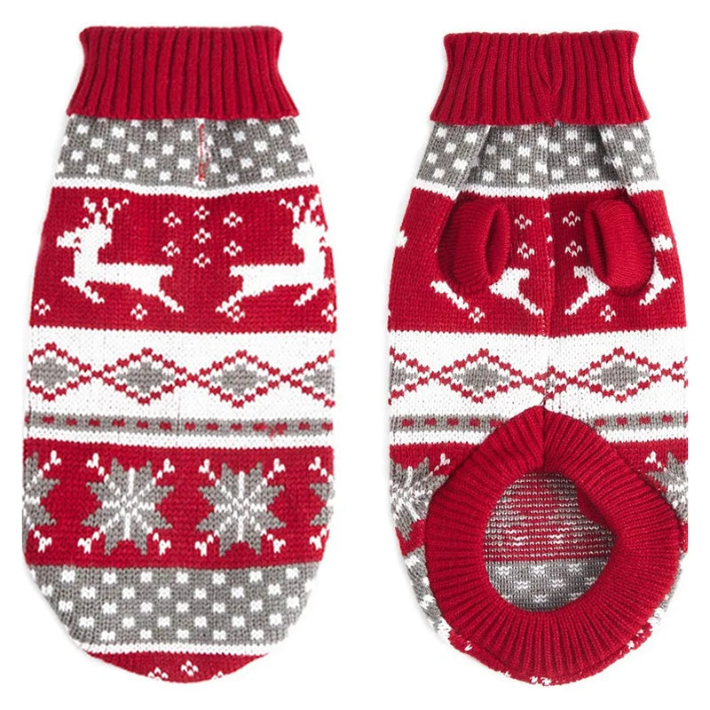 Warm Cartoon Cat Sweater for Cats & Kittens – Winter Knit Pullover