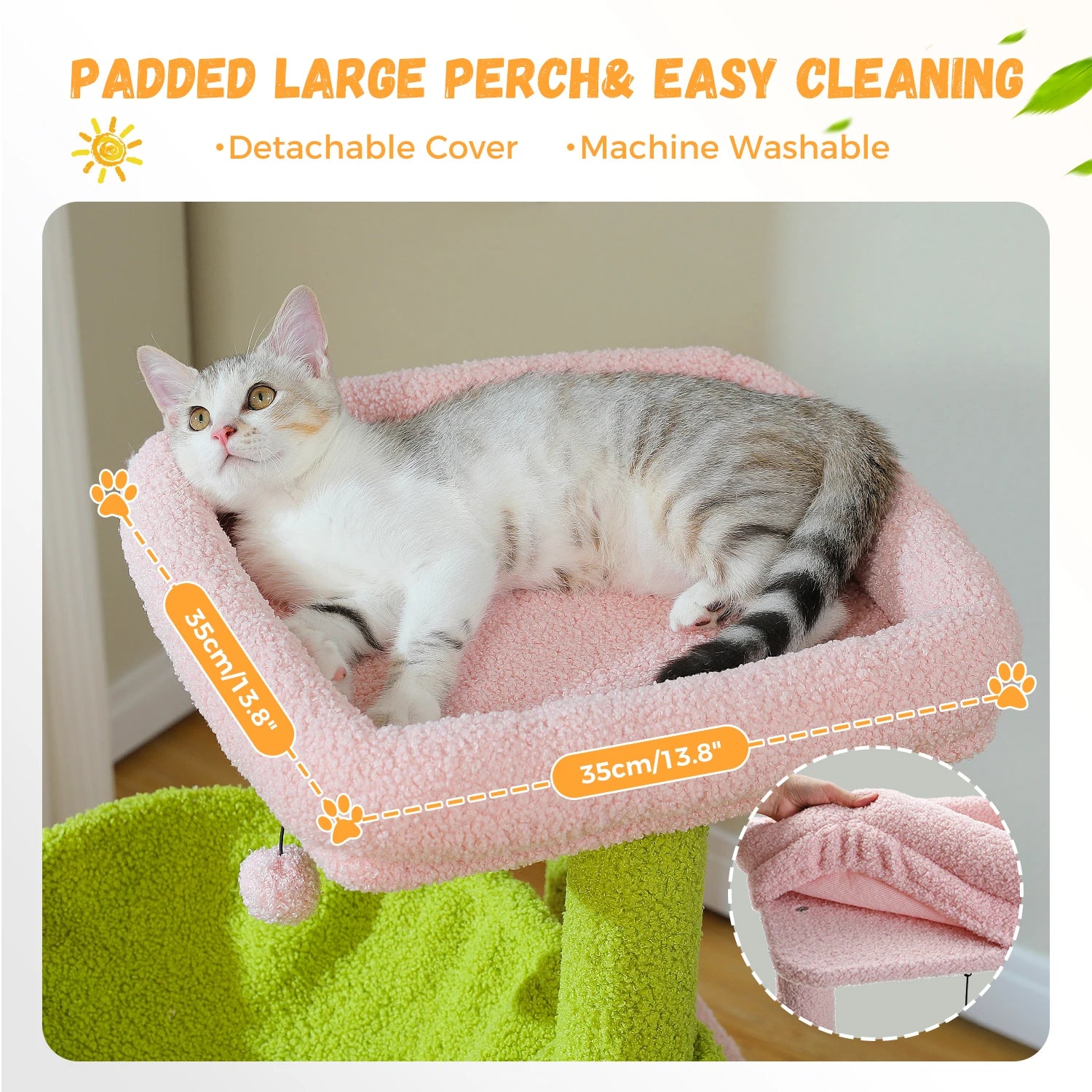 All-in-One Cozy Climbing & Resting Tower for Indoor Cats