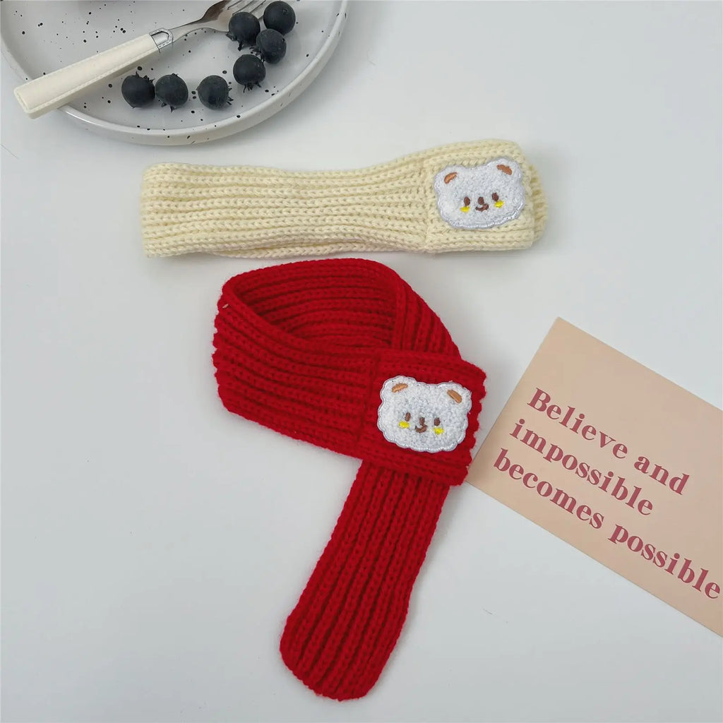 Necklace for Paws: Cozy Knit Pet Scarf