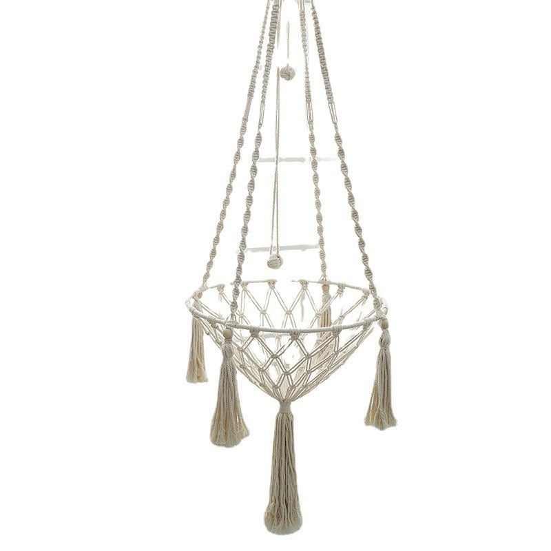Handwoven Cotton Cat Hammock – Cozy Hanging Nest for Indoor Cats