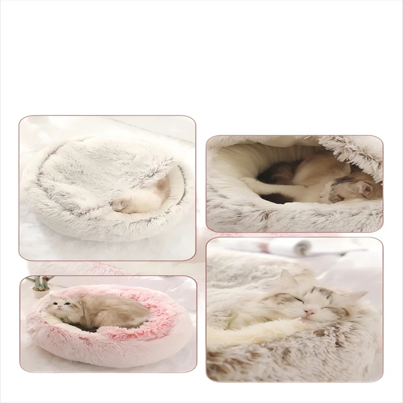 Plush Shell Haven Pet Bed