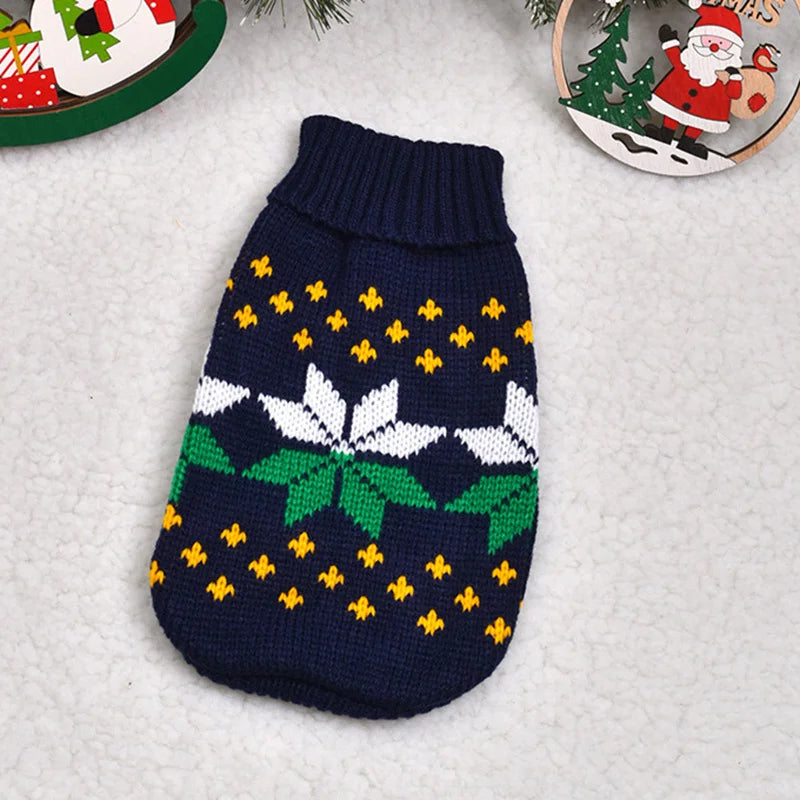 Warm Cartoon Cat Sweater for Cats & Kittens – Winter Knit Pullover