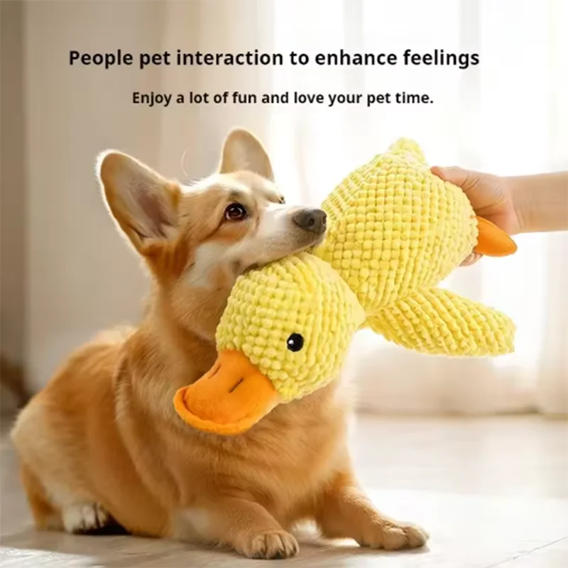 🐤Snuggle Duck Plush Squeaky Toy