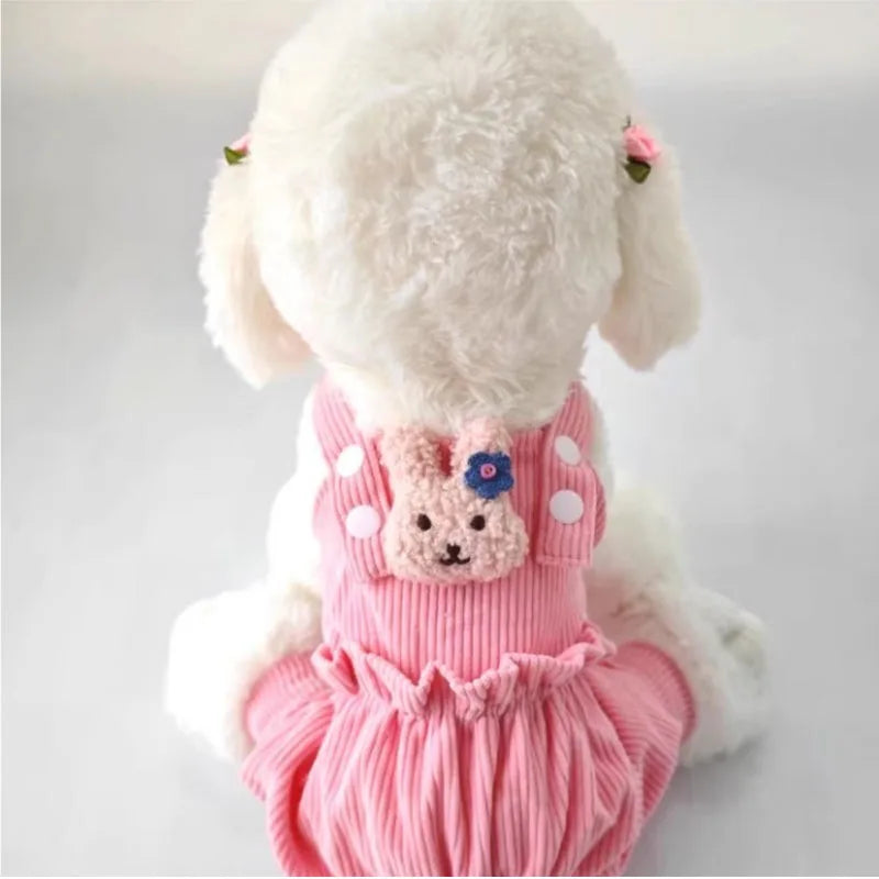 Cute Dog Strap Jumpsuit Overalls 🐶🎀