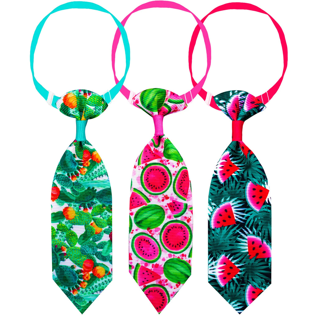Colorful Pet Neckties Pack (10pcs)