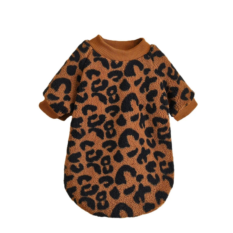 Leopard Cozy Dog Pullover