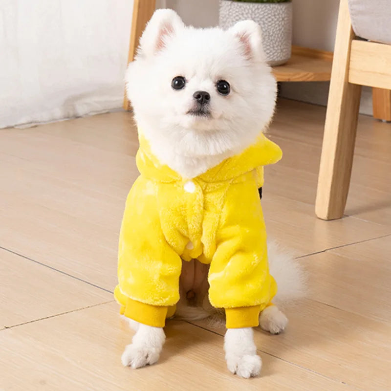 SnuggleBuddy Fleece Pet Jumpsuit