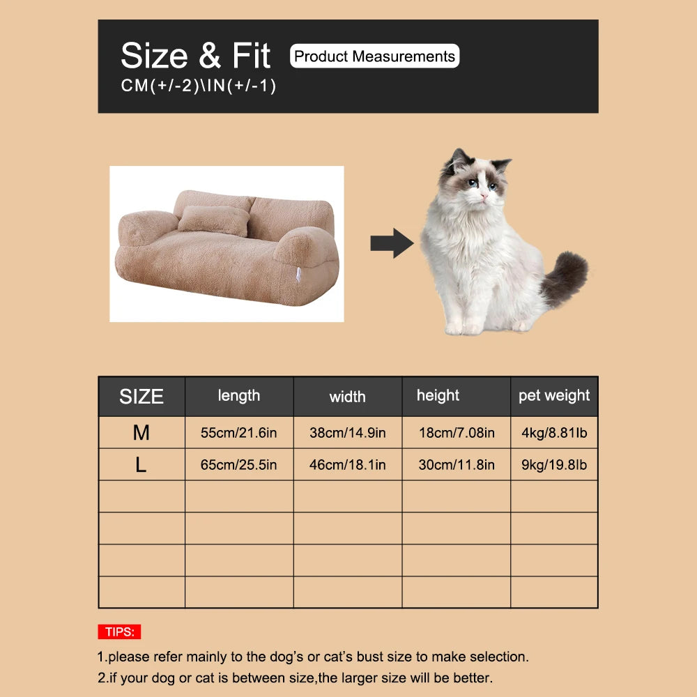 SnuggleSofa Pet Lounge Bed