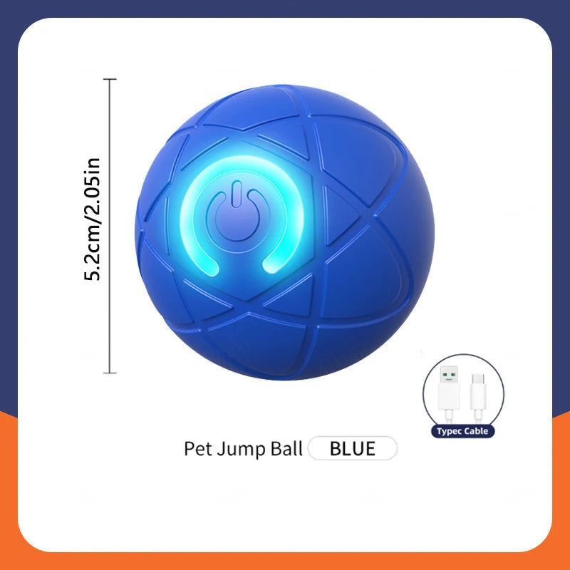 Smart Jump Ball Interactive Pet Toy (USB-C Rechargeable)