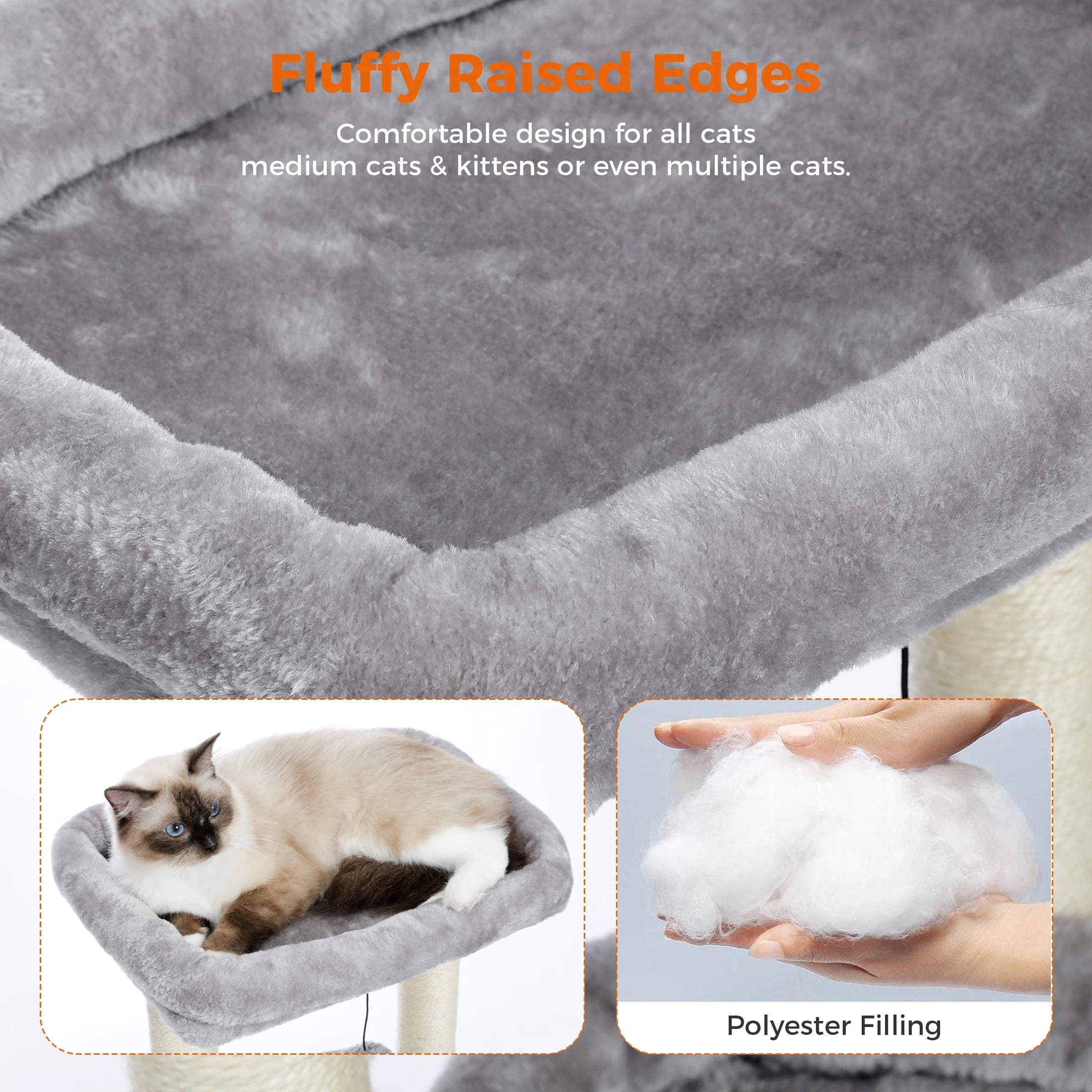 MiniNest Plush Cat Tower
