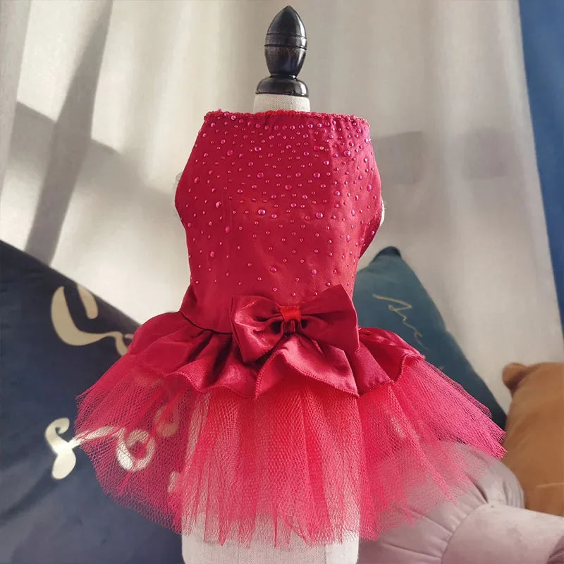 Princess Tulle Dog Dress (Cotton) 👑🎀