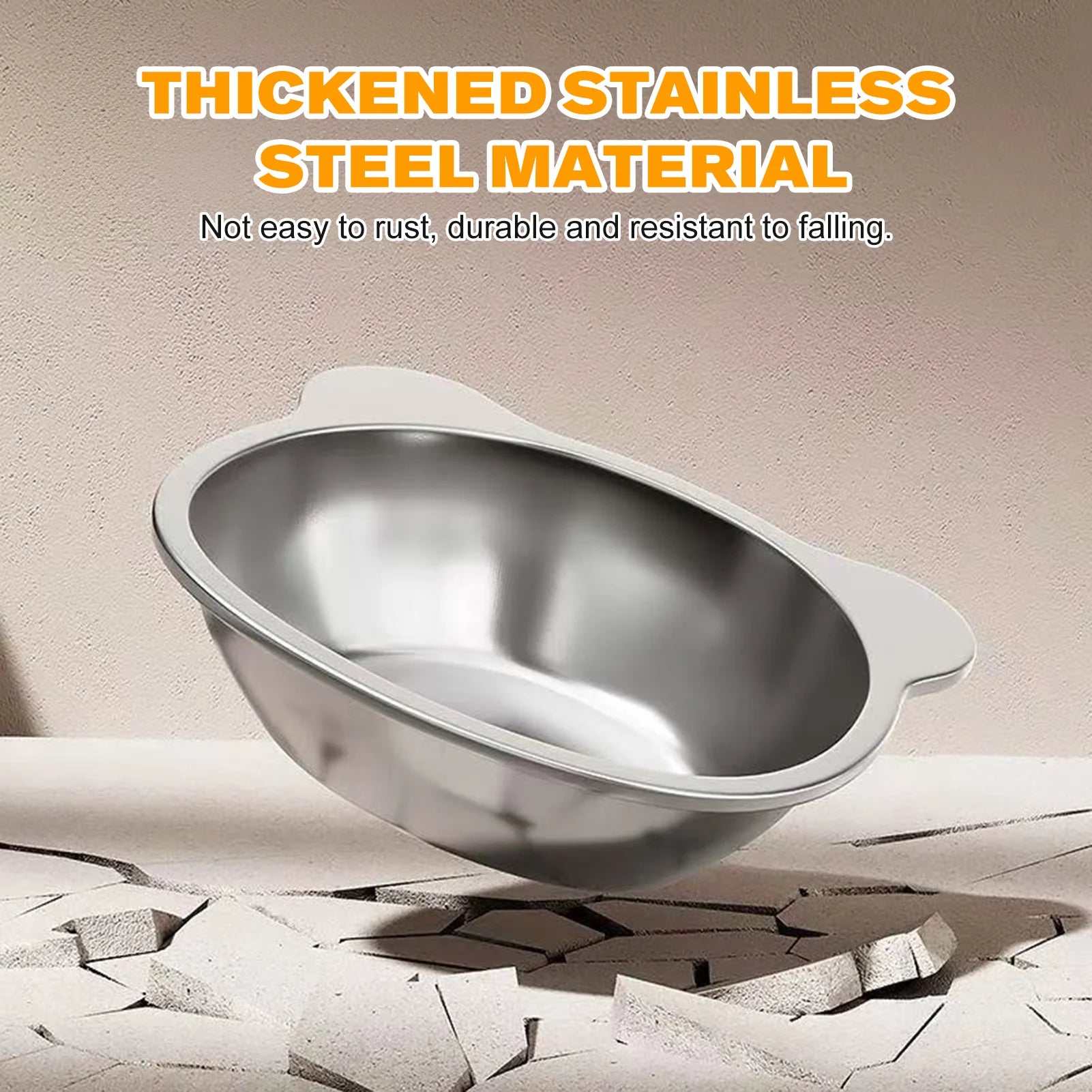 Elevated Stainless Steel Pet Bowl with Stand