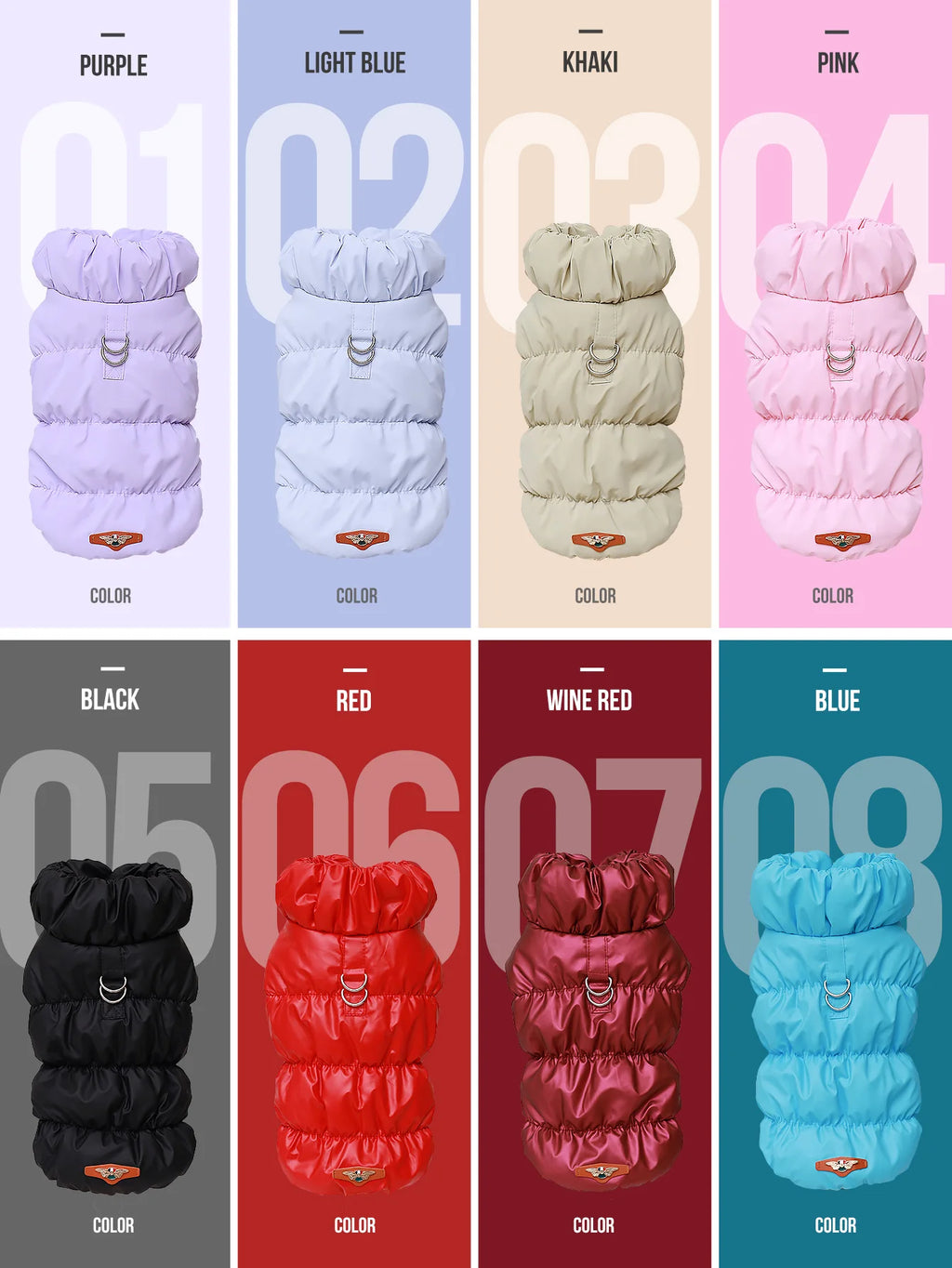 Winter Dog Jacket Warm Coat