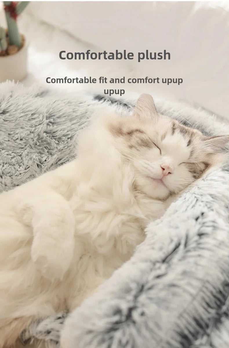 Plush Shell Haven Pet Bed