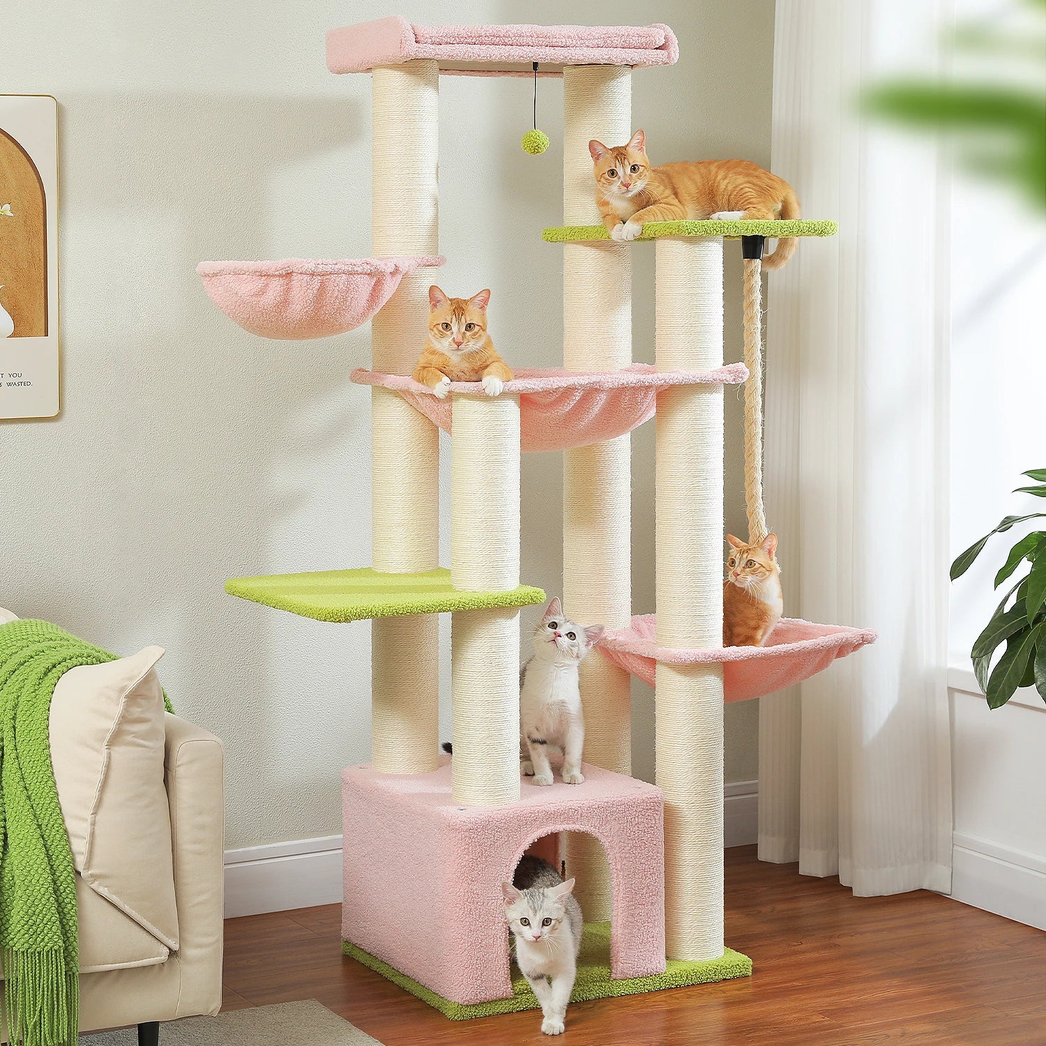 Extra-Large Climbing Tower for Big & Multi-Cat Homes