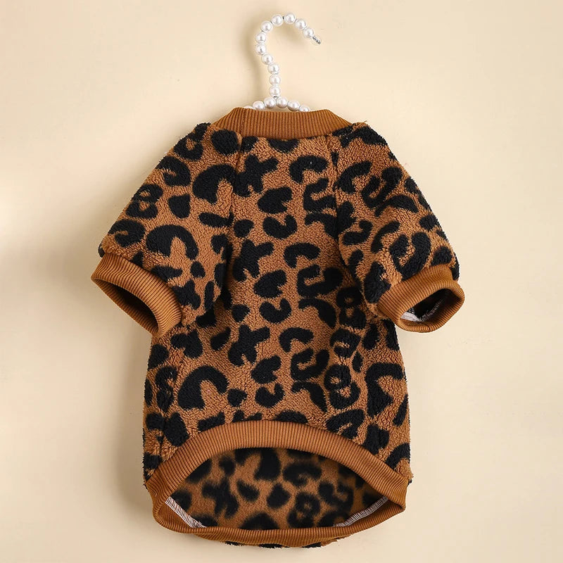 Leopard Cozy Dog Pullover