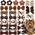 Neutral Bowknot Pet Hair Bands (10PCS)