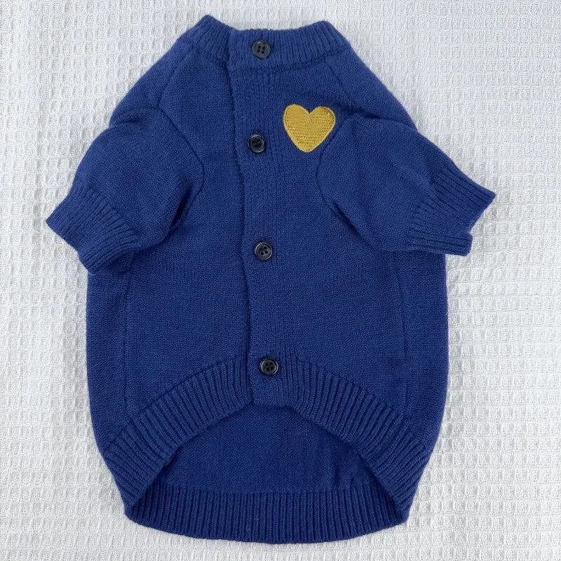 Love Heart Dog Hoodie Sweater ❤️🐶
