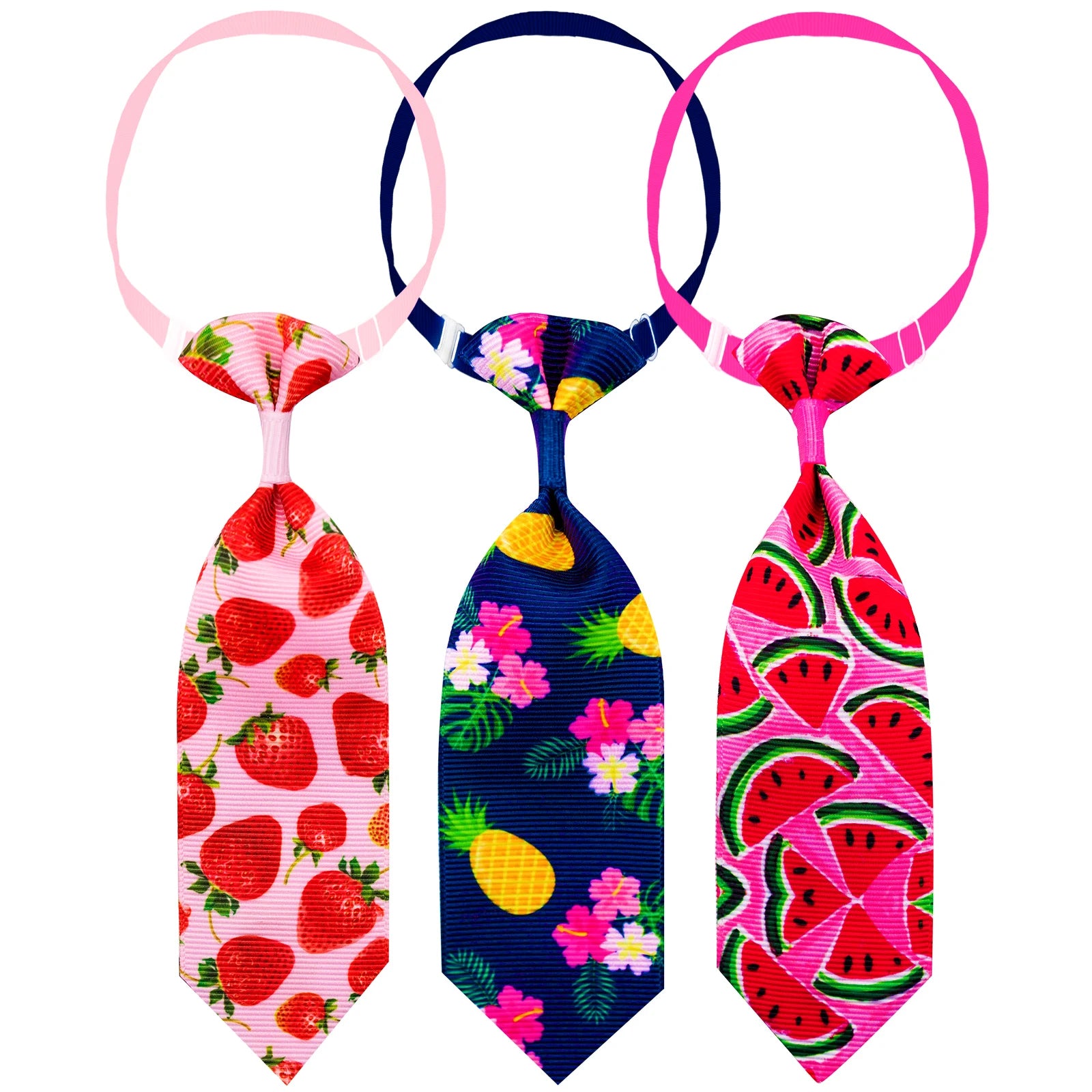 Colorful Pet Neckties Pack (10pcs)