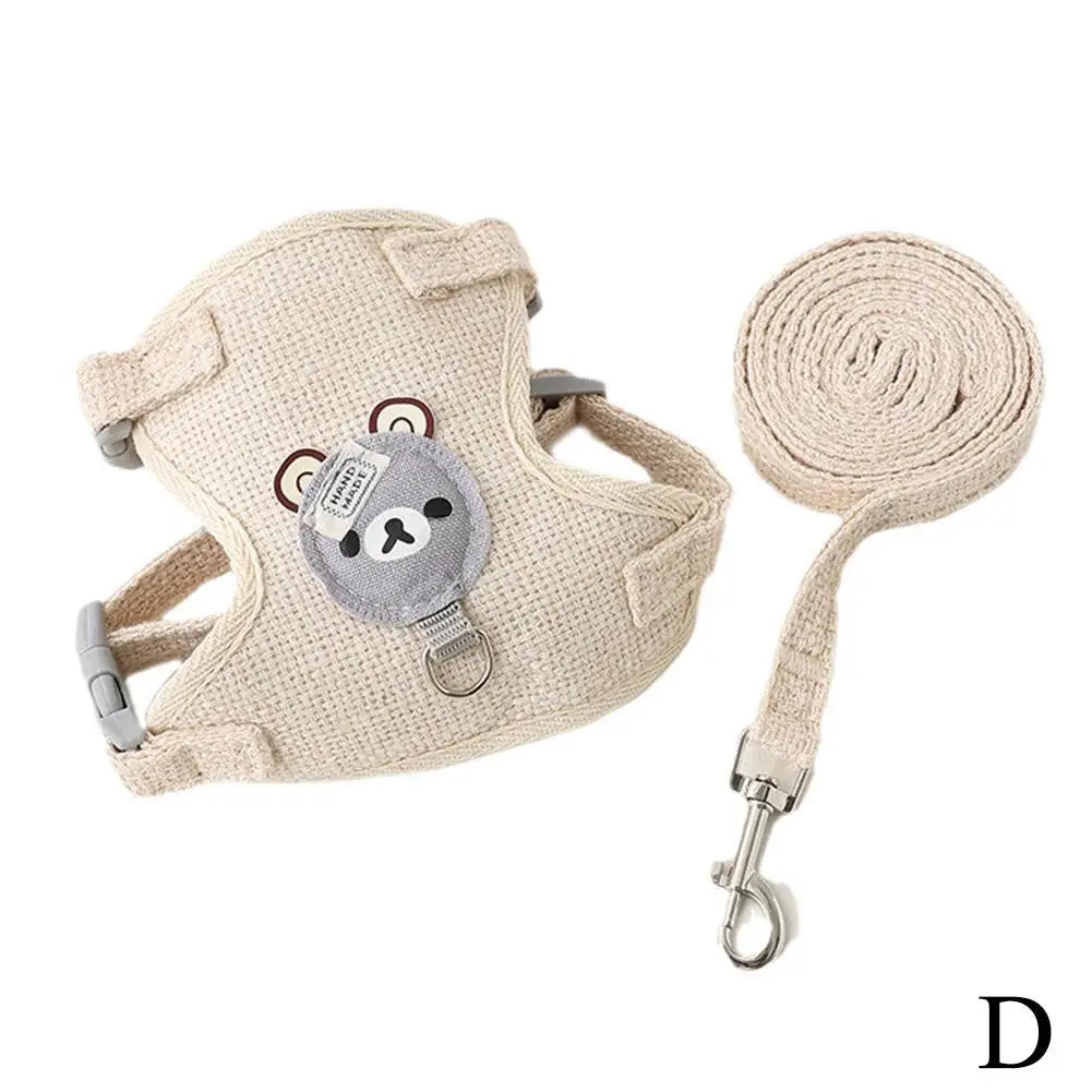 Necklace for Paws: Cozy Vest Harness + Leash Set