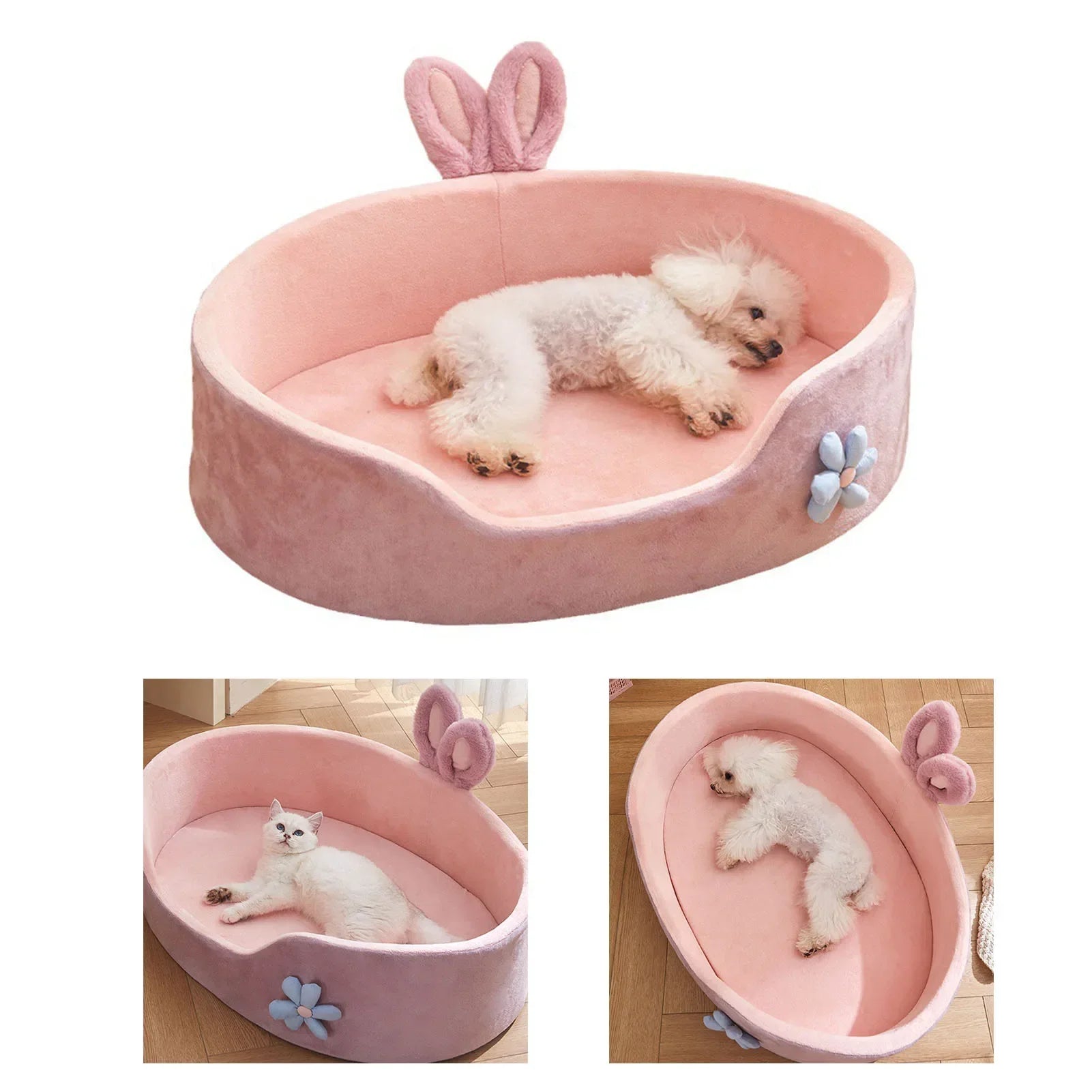 BlushNest Cozy Pet Bed