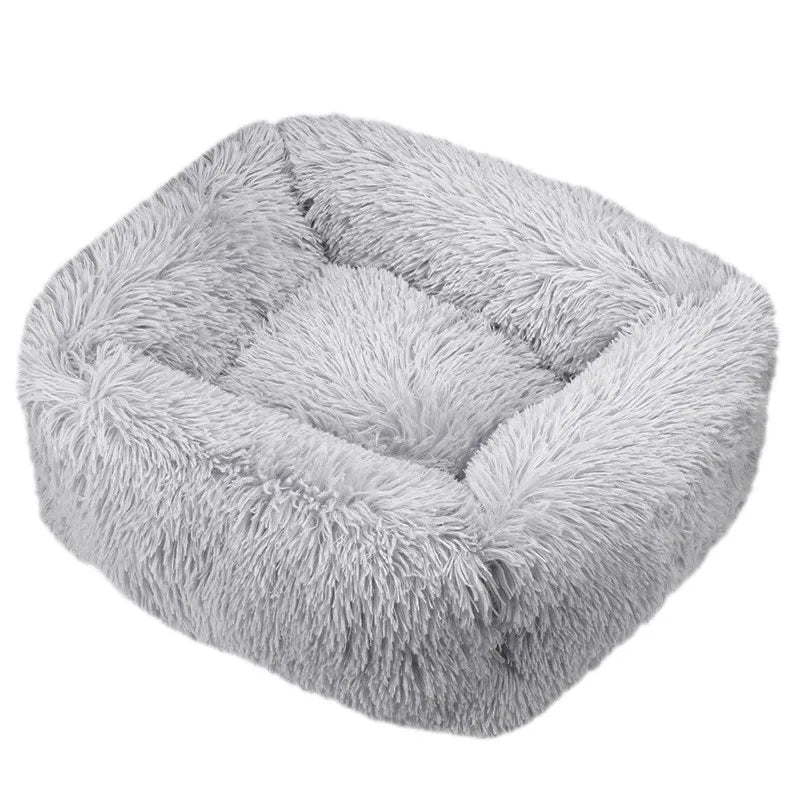 CloudCalm Plush Dog Bed