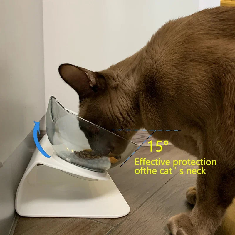 Detachable Food & Water Bowl Set for Cats & Small Dogs