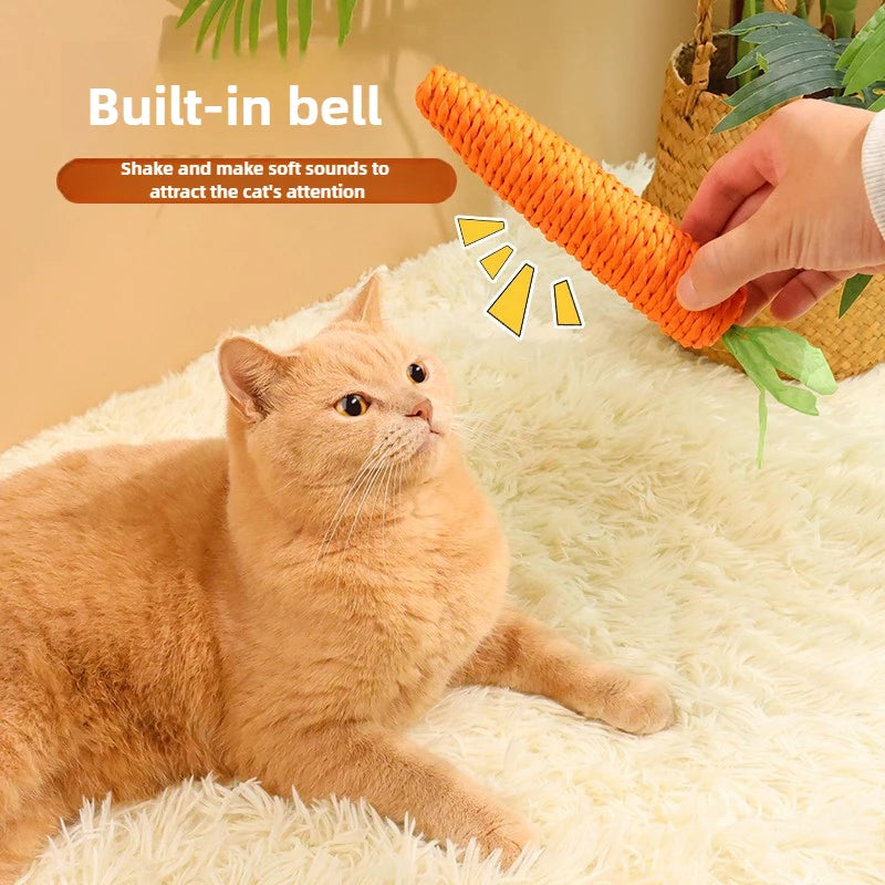 🥕Squeaky Carrot Cat Toy