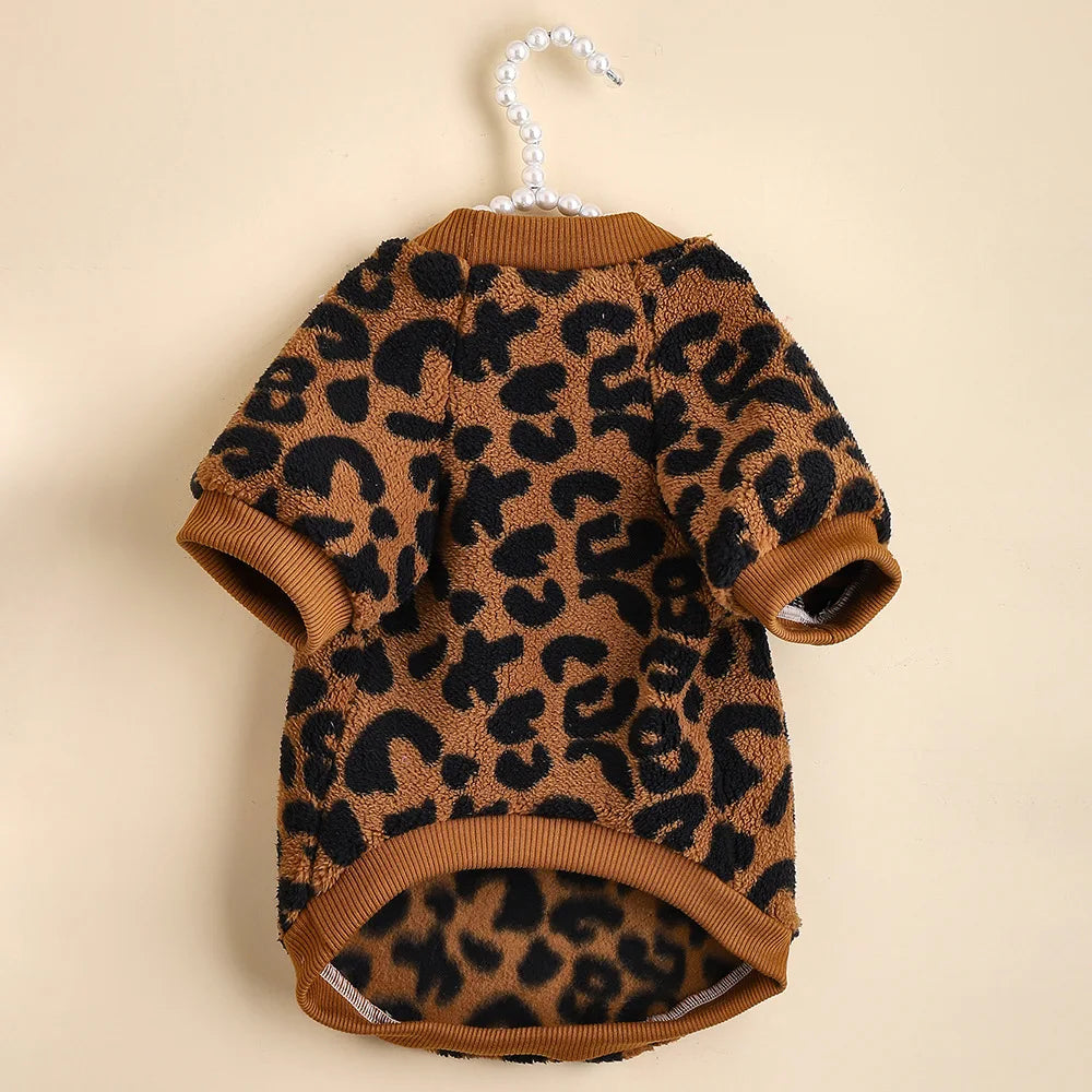 Leopard Cozy Dog Pullover