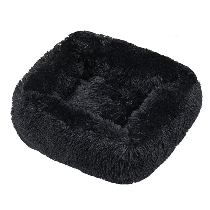 CloudCalm Plush Dog Bed