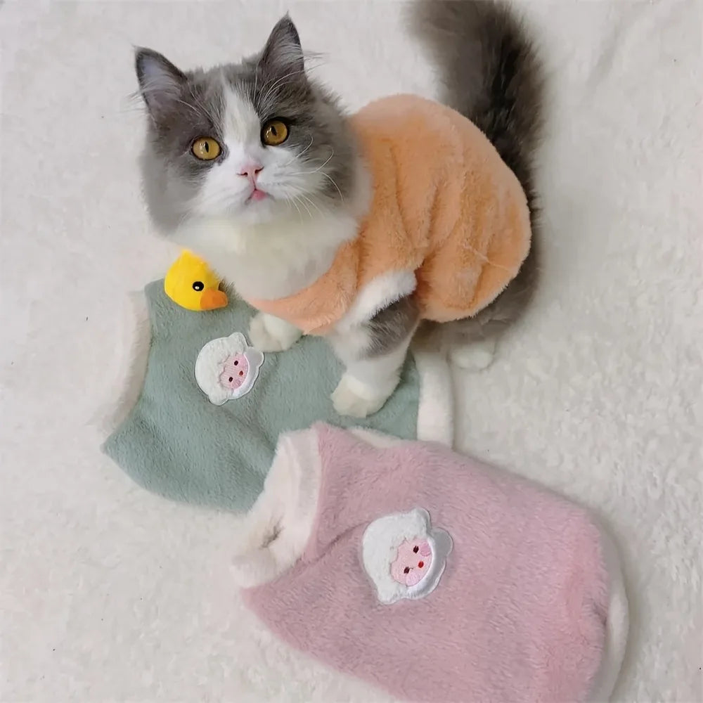 Winter Warm Cat Clothes Sweater