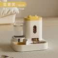 Gravity-Fed Automatic Food & Water Feeder for Cats & Dogs