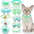 Lace Bow Collar Charms Set – 10pcs