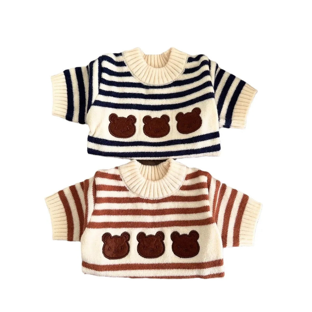 Striped Wool Dog Sweater (Autumn/Winter)