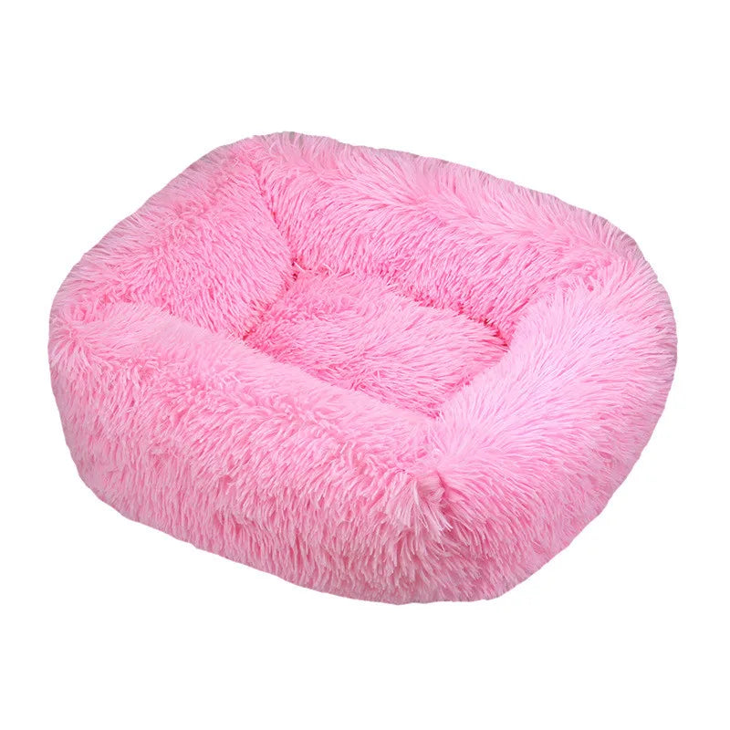 CloudCalm Plush Dog Bed