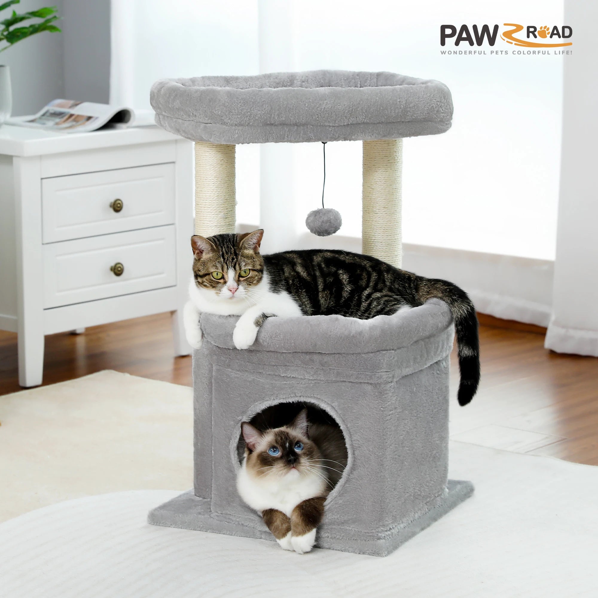 MiniNest Plush Cat Tower