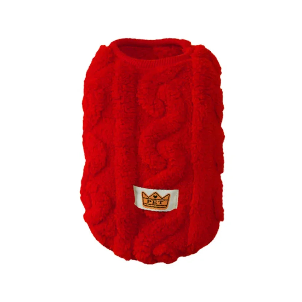 🧵Cozy Fleece Pet Sweater