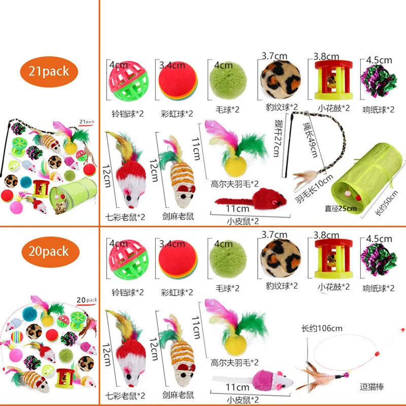 All-in-One Kitten Play Pack (Mixed Toys)
